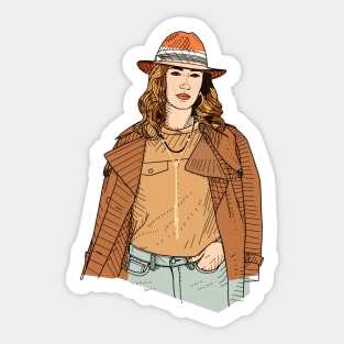 Where in the World is Kat Barrell? Sticker